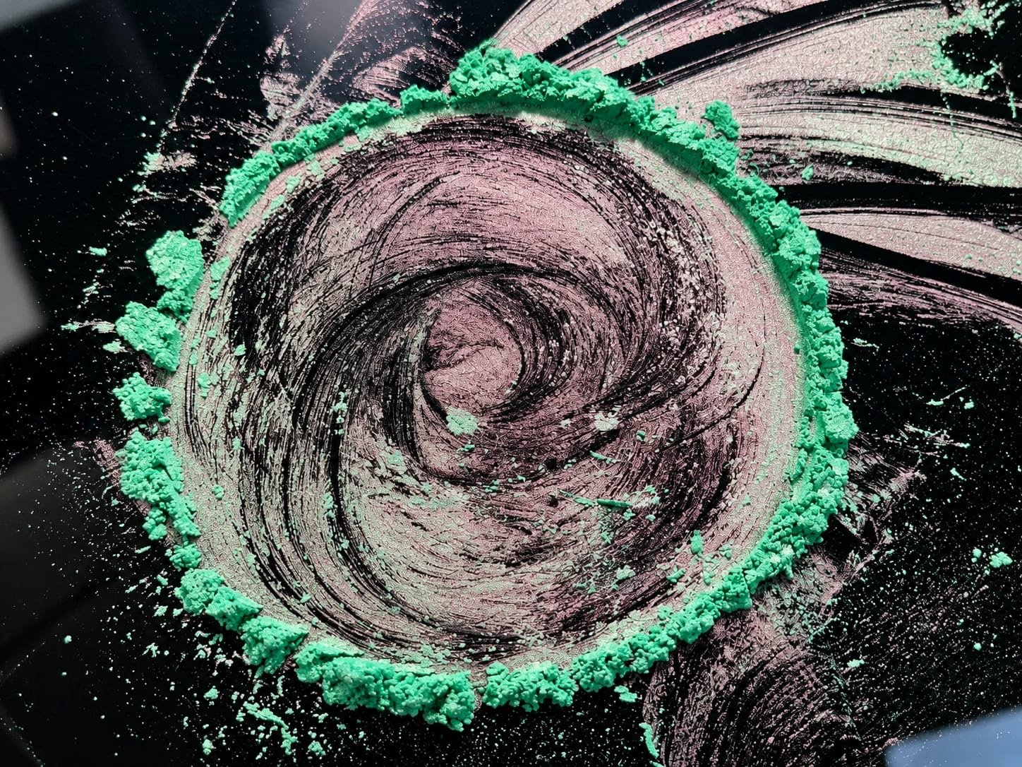 Green to Red Shift pearlescent pigment