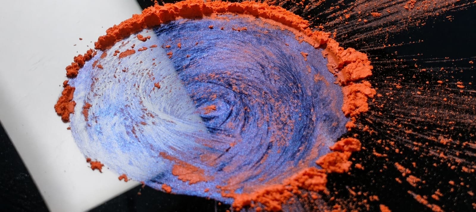 Orange to Blue Shift pearlescent pigment